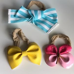 Baby toddler boutique handmade headband bows